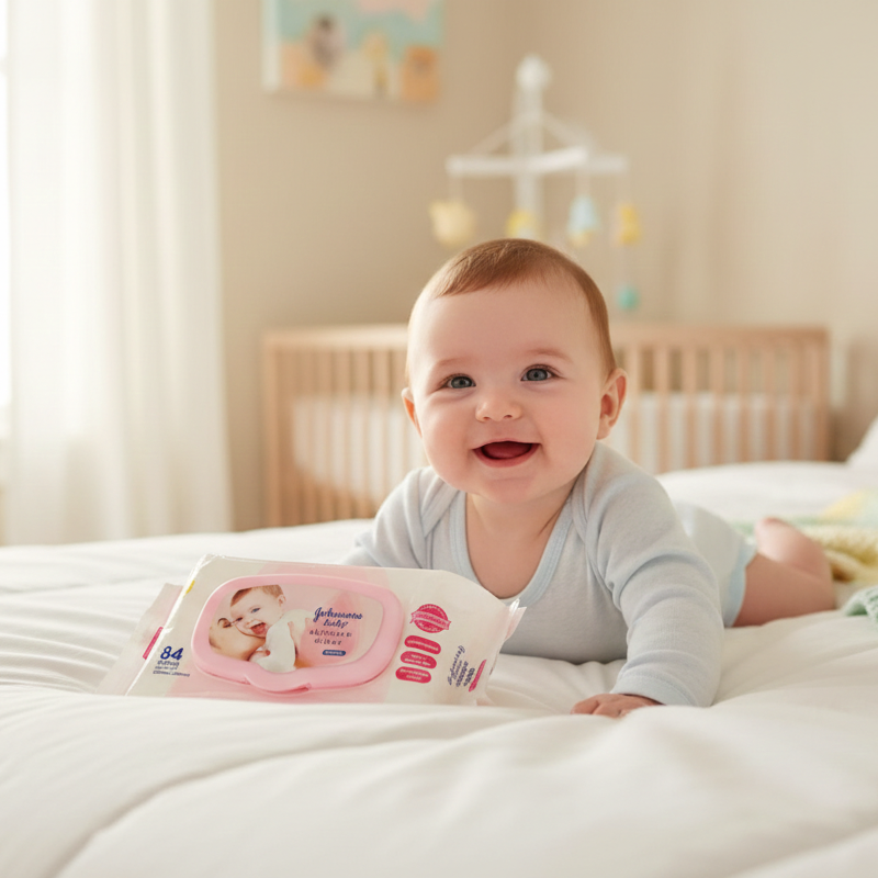 Johnson’s Baby Wipes Gentle 84 Pcs – Soft, Al...