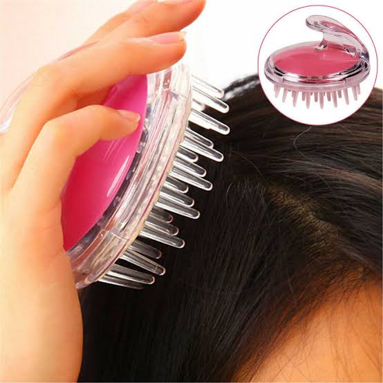 Hair Wash Brush & Scalp Massage Comb – Anti-D...