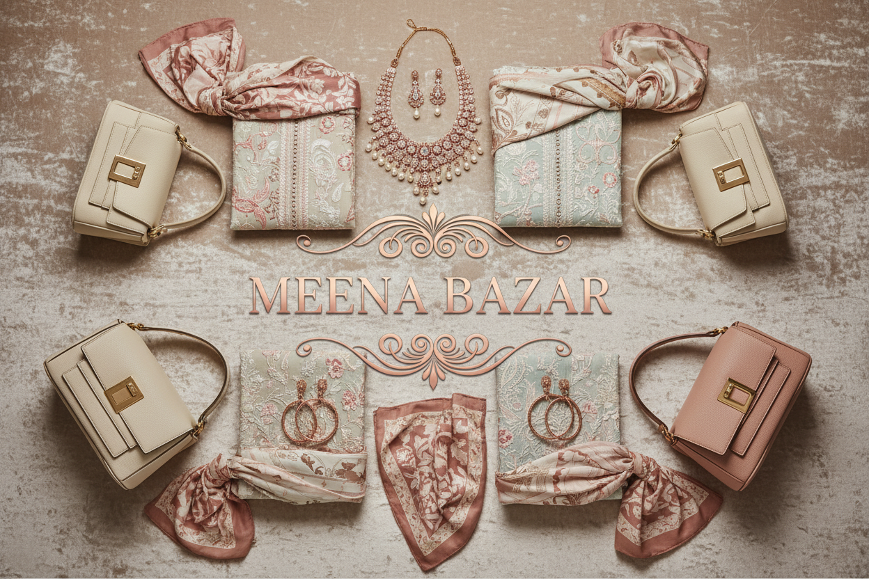 Elegant product flat lay banner